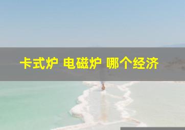 卡式炉 电磁炉 哪个经济